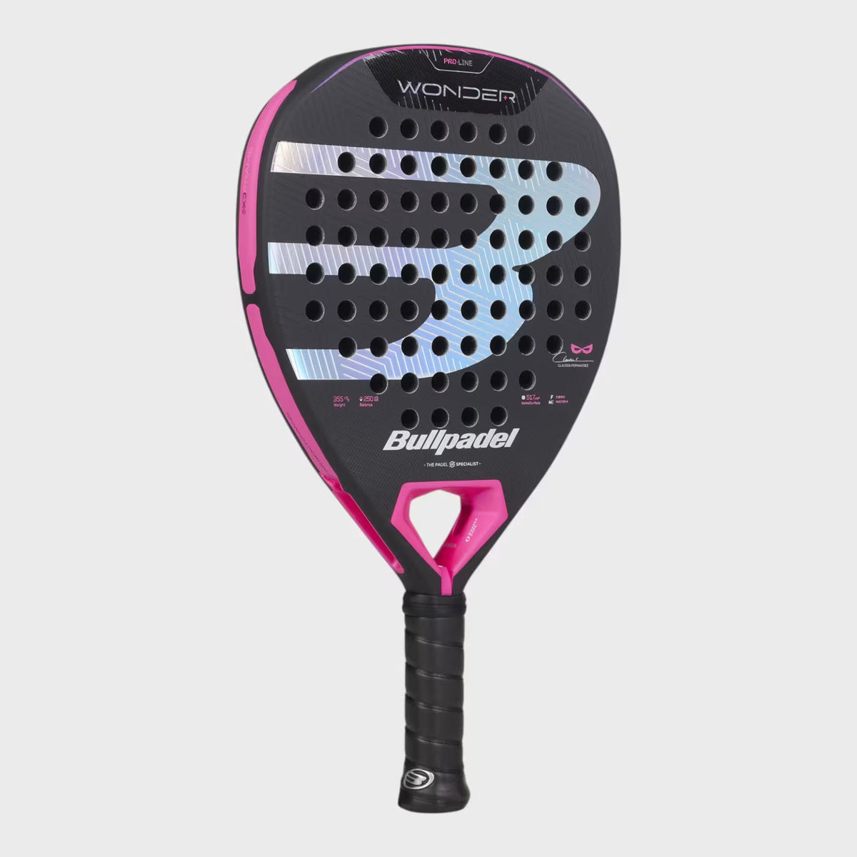 Bullpadel Wonder 27 Padel Racket - Black DQ92