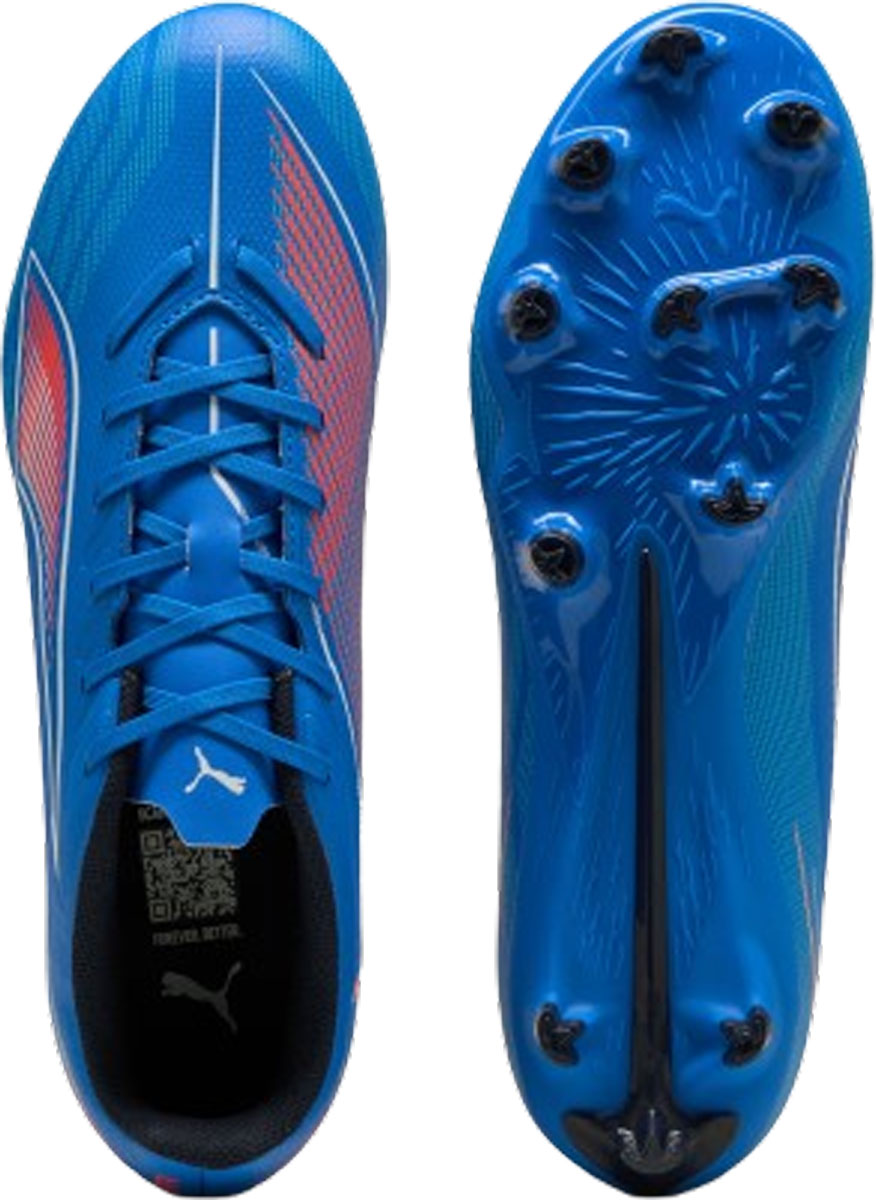 Puma Ultra 6 Play FG/AG Football Boots Men - Ultra Blue/Glowing Red shoes Puma