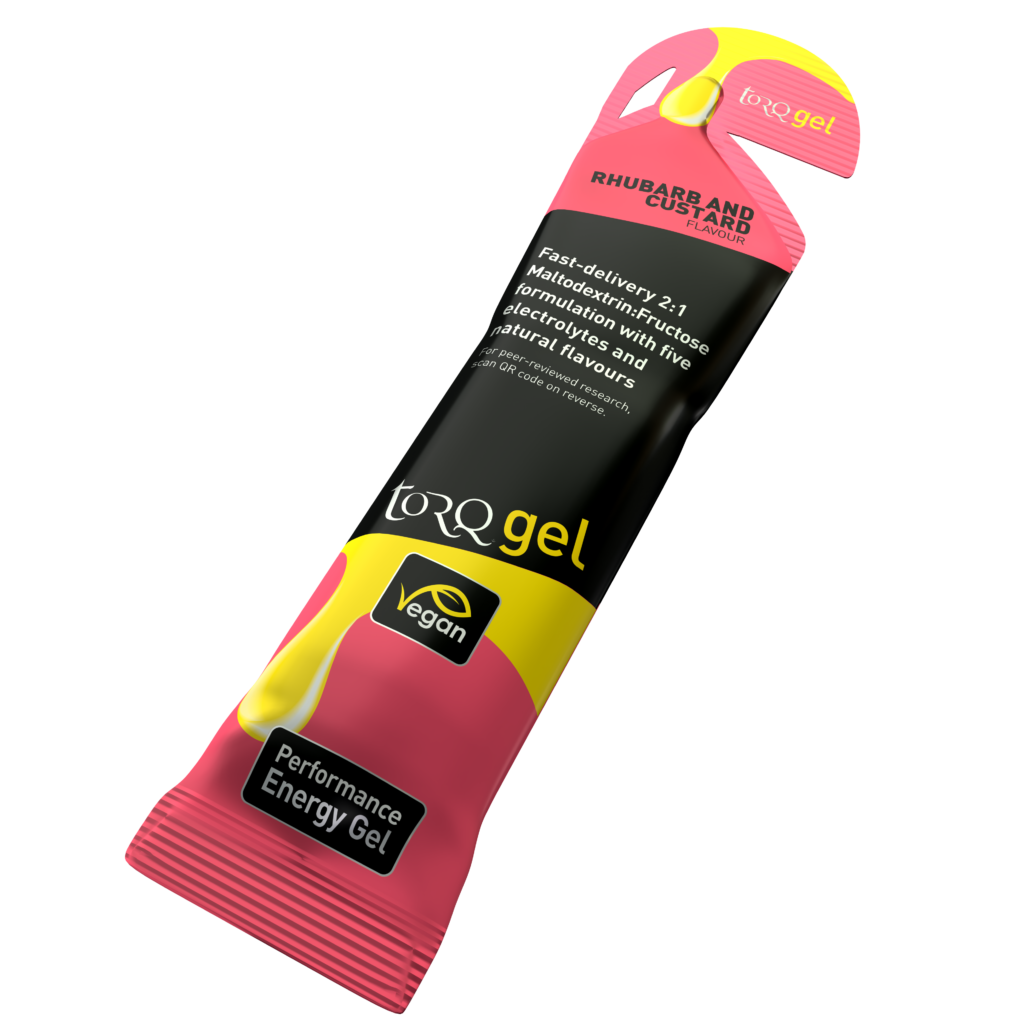 TORQ Energy Gel - Rhubarb & Custard (Box of 15 x 45g) TestColour One Size Nutrition Torq