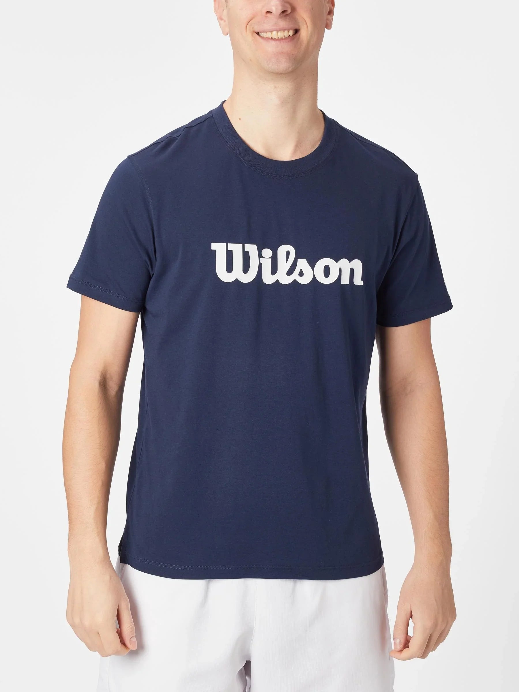 Wilson Team Graphic Tee Script (WM00290511) Men (Classic Navy)