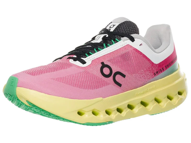 ON Cloudsurfer Next 2 Running Shoes Women-Pink/Limelight