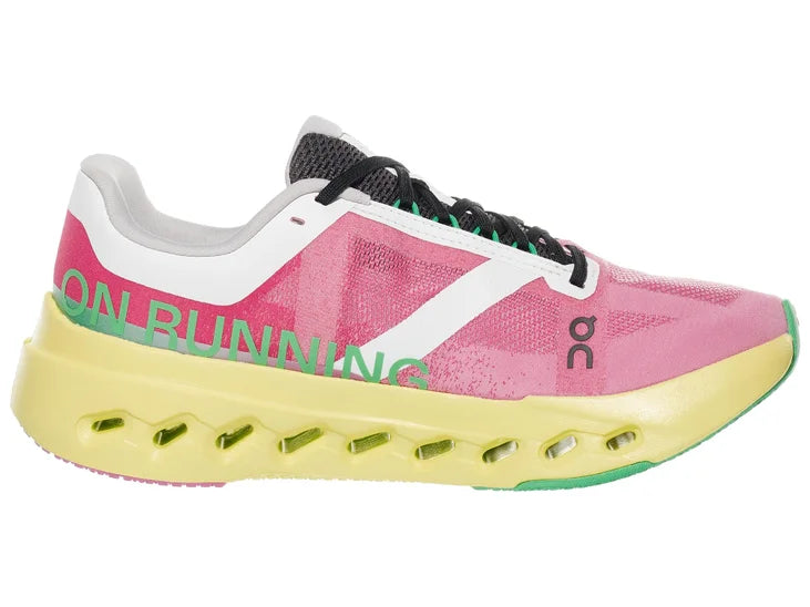 ON Cloudsurfer Next 2 Running Shoes Women-Pink/Limelight