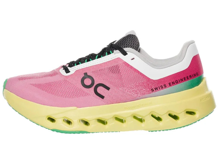 ON Cloudsurfer Next 2 Running Shoes Women-Pink/Limelight