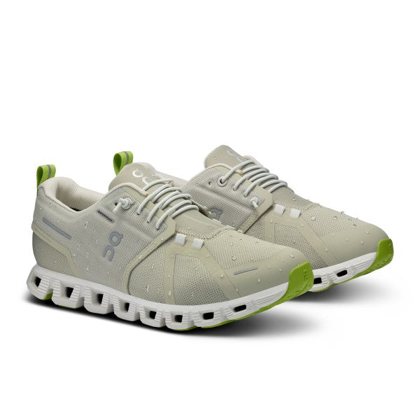 On Cloud 5 Waterproof Shoes Women - Chalk/Ice