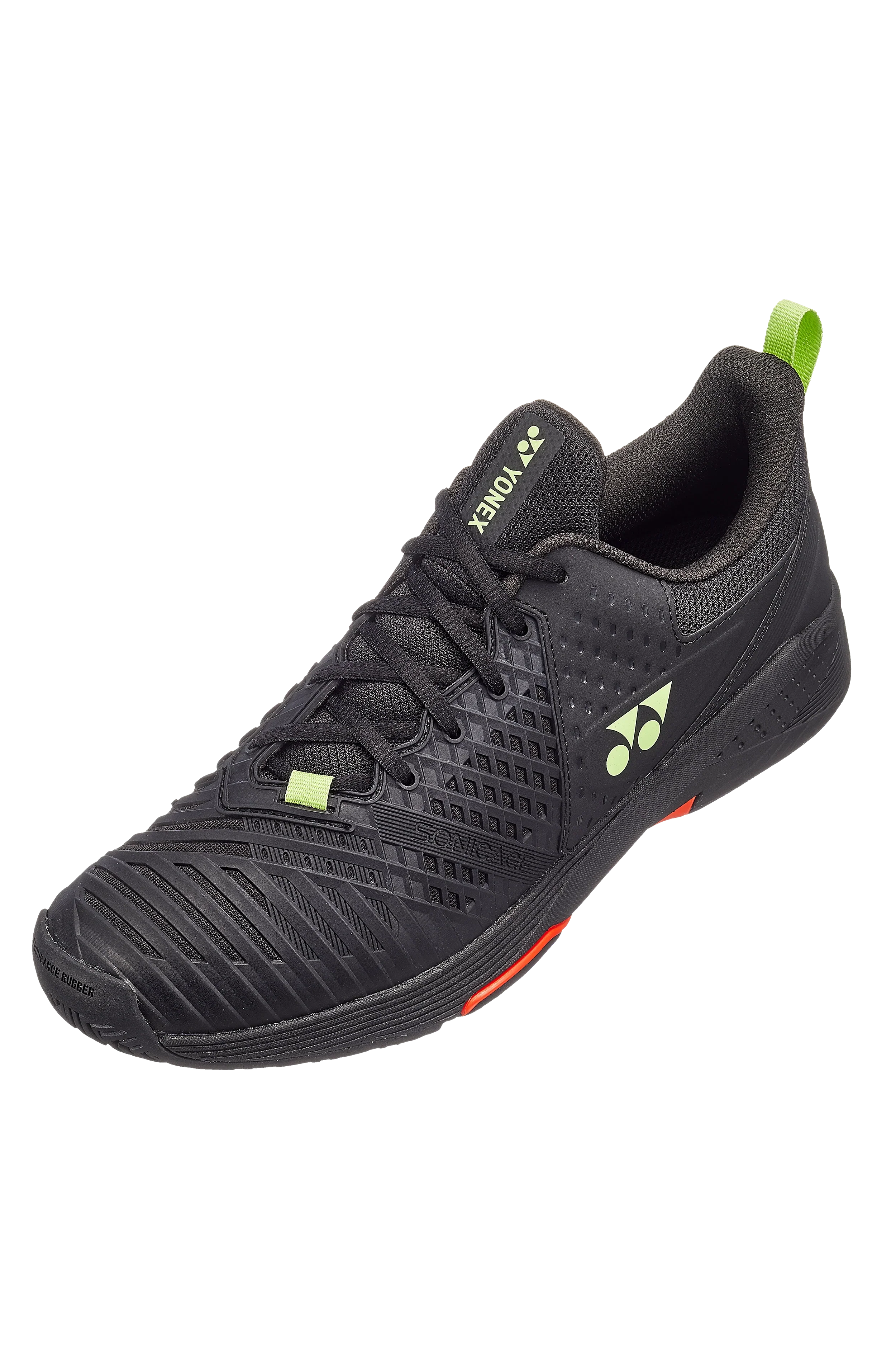 Yonex Sonicage 3 Tennis Shoes Mens (Black/Lime) BLACK LIME Clearance Yonex