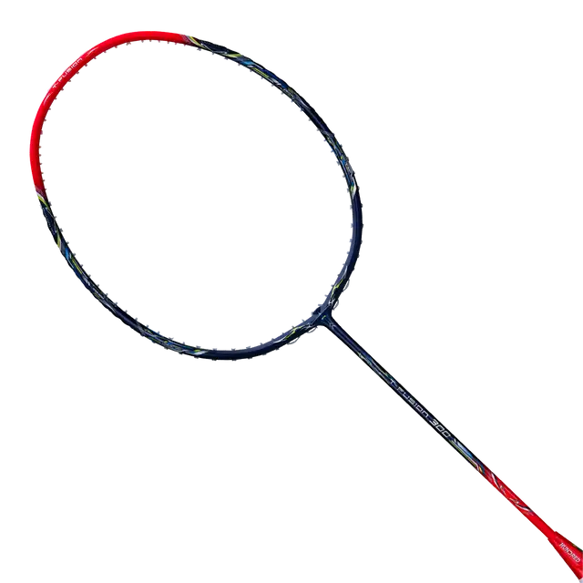 Hundred T-Fusion 300 5U Badminton Racket - Navy/Red