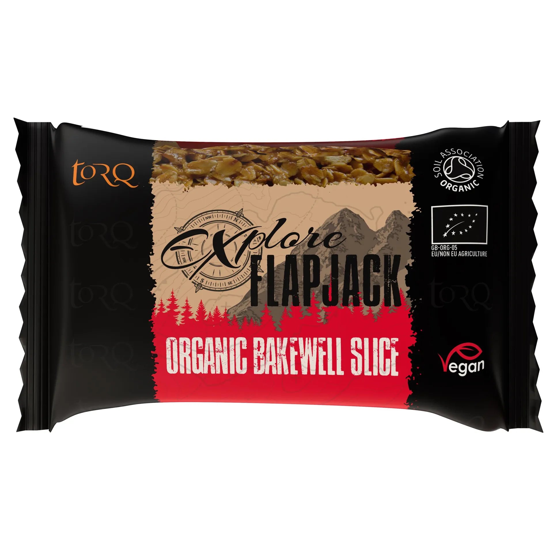 Torq EXPLORE Flapjack Bakewell Slice Single FlapJack 65 g Nutrition Torq