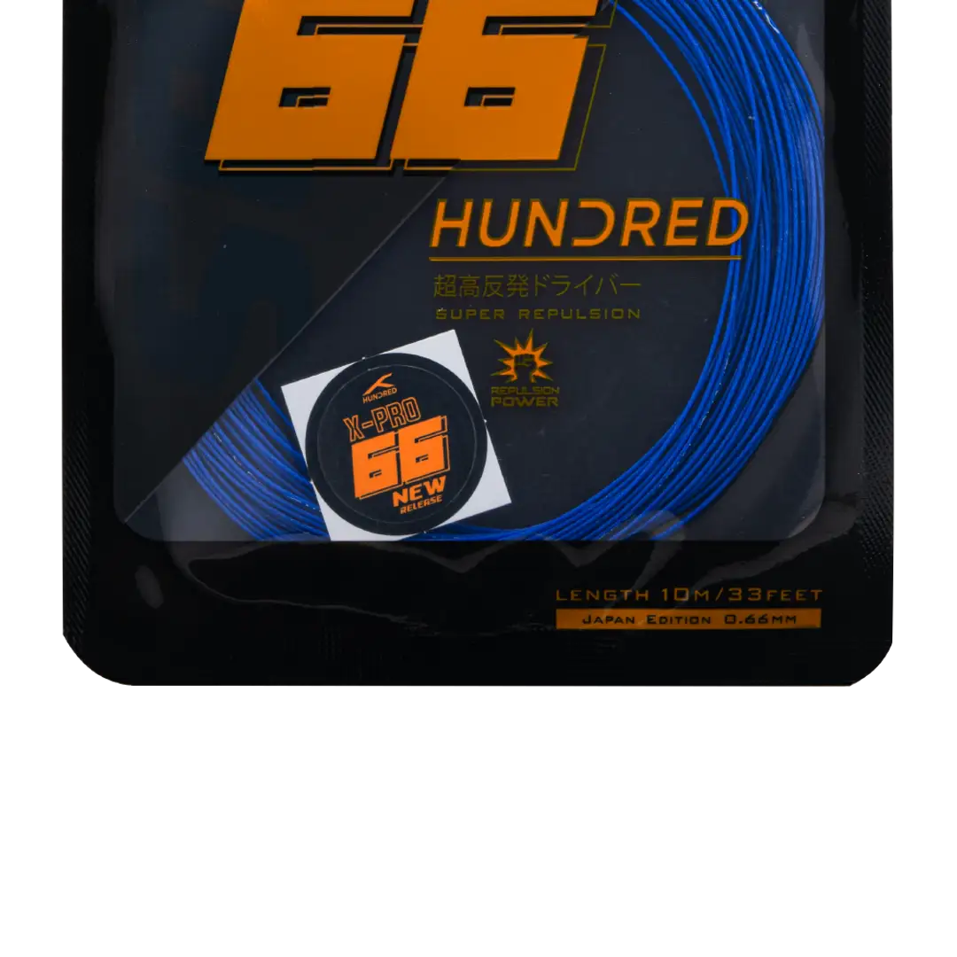 Hundred 66 X Pro Badminton String Set - Blue