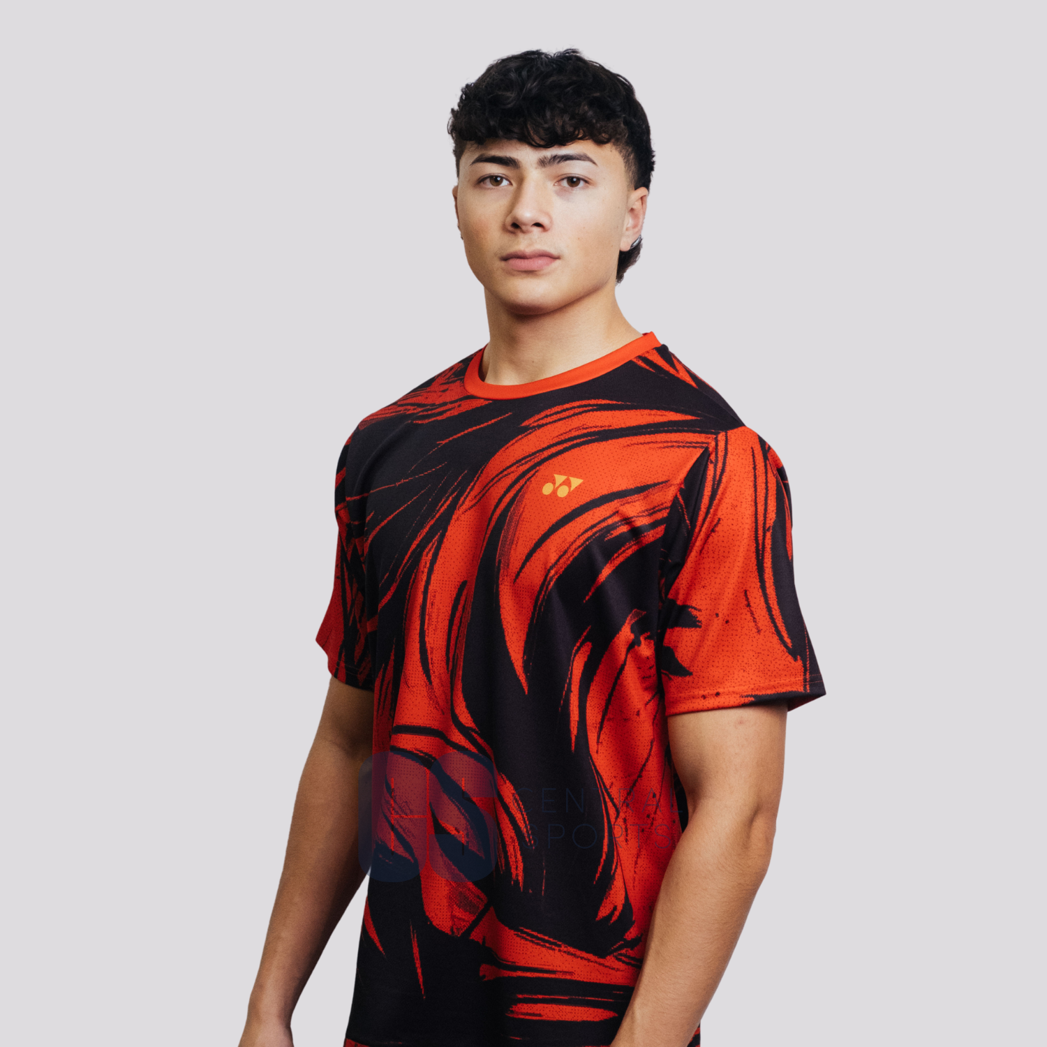 Yonex Legend of the Crimson Stallion – Men’s Top (Rich Red) Yonex CNY2026 TT B Men Clothing Yonex