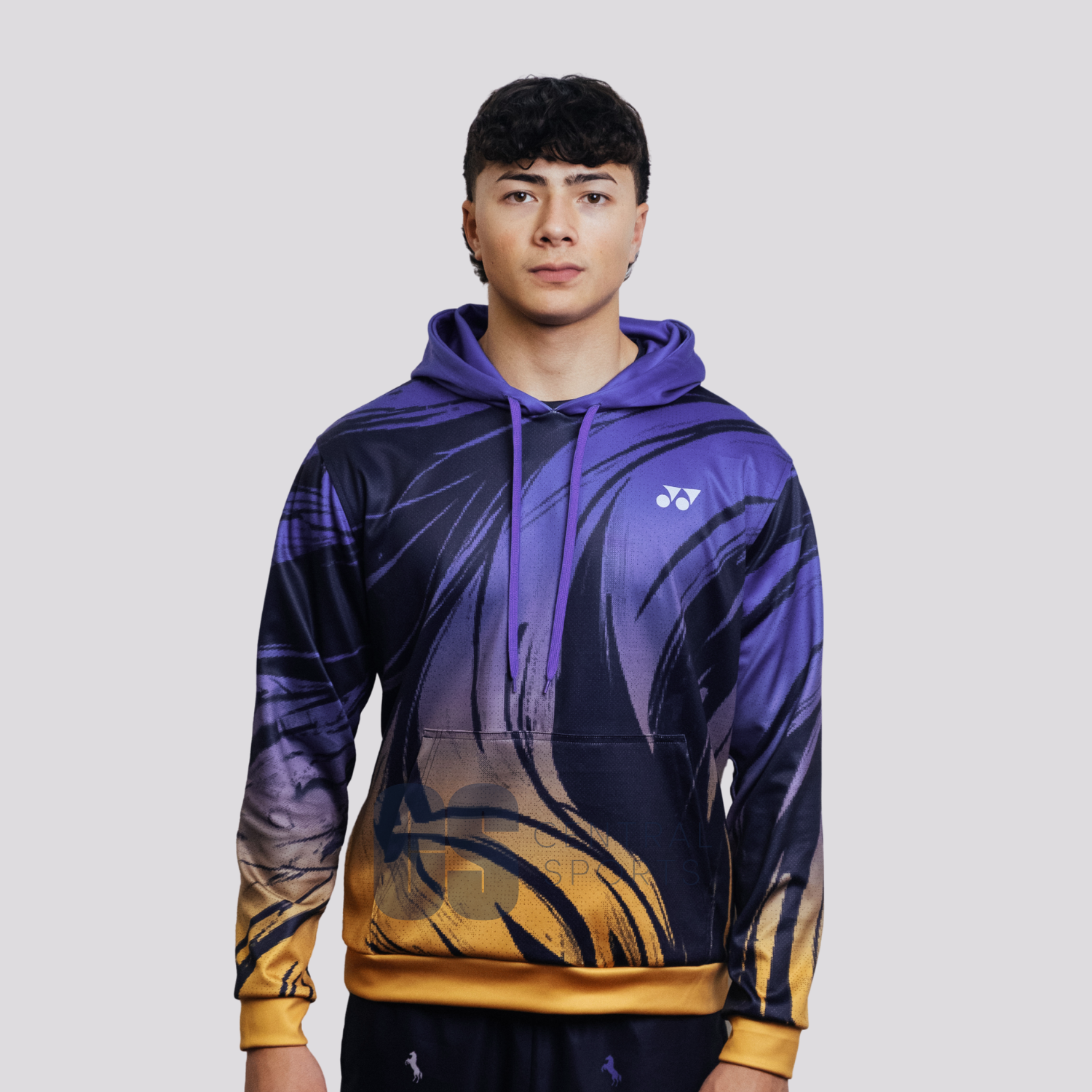 Yonex Imperial Charge – Unisex Overhead Hoodie (Celestial Purple / Pale Gold) Yonex CNY2026 Hood Sweat B Unisex Celestial Purple Pale Gold Clothing Yonex