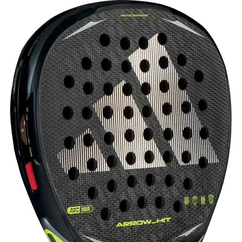 Adidas Arrow Hit 2026 Padel Racket - Black/Silver Padel Adidas