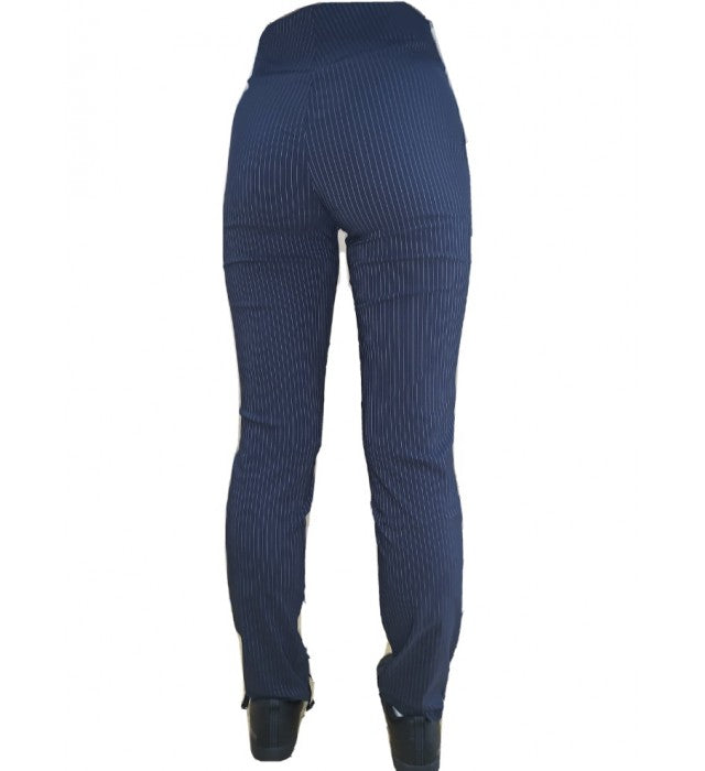 LIM Mid Rise Trouser PINSTRIPE (Navy)