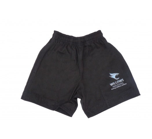Willows High School Rugby Short BLACK