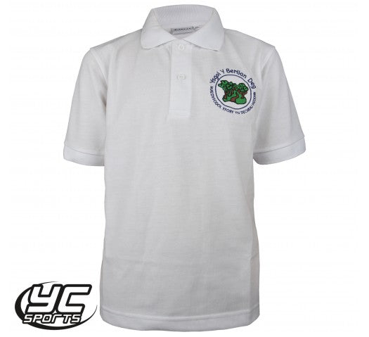 Ysgol Y Berllan Deg White Polo