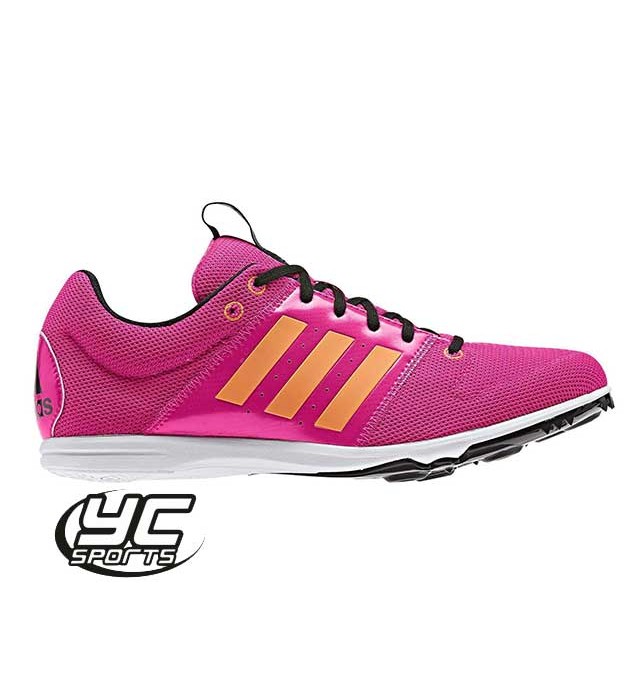 adidas allroundstar junior running spikes pink