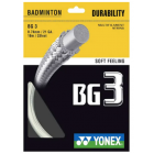 Yonex BG3 Badminton string WHITE Packs 10m