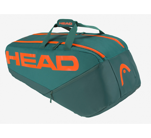 HEAD PRO RACQUET TENNIS BAG L (Dark Cyan/Fluo Orange)