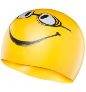 LCSMILEY HAVE A NICE DAY SWIM CAP 720 YELLOW O/S