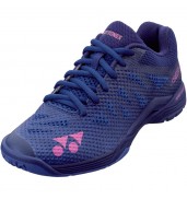 Yonex Power Cushion Aerus 3 Womens Navy/ Purple Badminton Indoor Court Shoe SHB A3LEX 