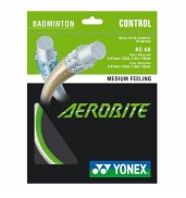 Yonex BG Aerobite Badminton 10M Set WHITE/GREEN