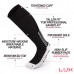 LUX Anti Slip Sports Socks (Knee) BLACK