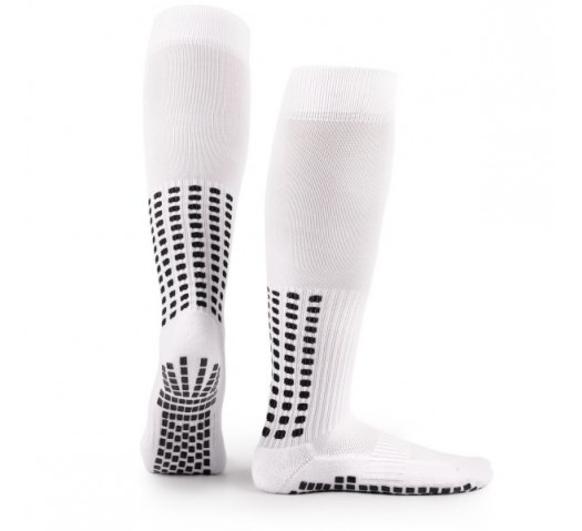 LUX Anti Slip Sports Socks (Knee) WHITE