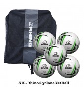 Rhino Cyclone NetBall Bundle (5 balls)