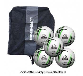Rhino Cyclone NetBall Bundle (5 balls)