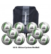 Rhino Cyclone NetBall Bundle (10 balls) 