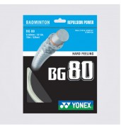 Yonex BG 80  Badminton String Set WHITE O/S